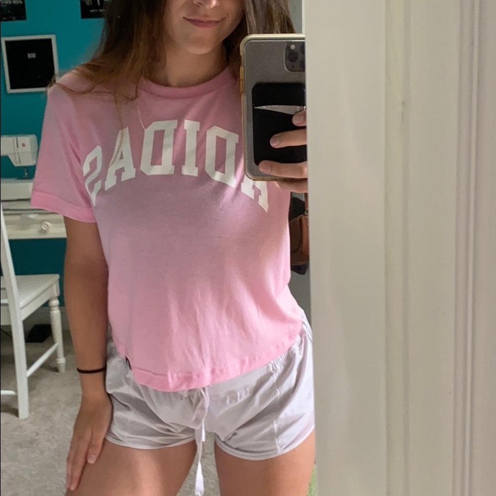 Pink Adidas t-shirt